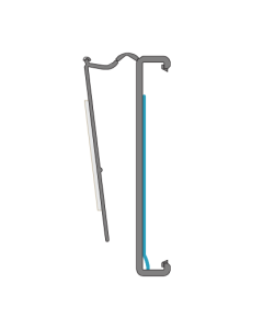 C-Channel Rail (1.15" Back Leg)