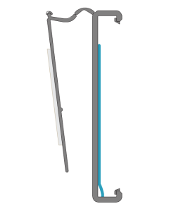 C-Channel Rail (1.21" Back Leg)