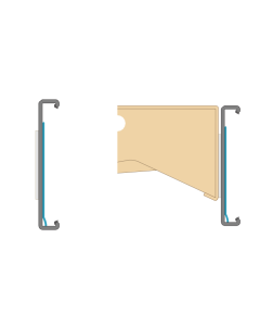 Flat Surface Rail with Tape