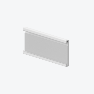 Flat Surface Rail with Tape(WH) 2" 